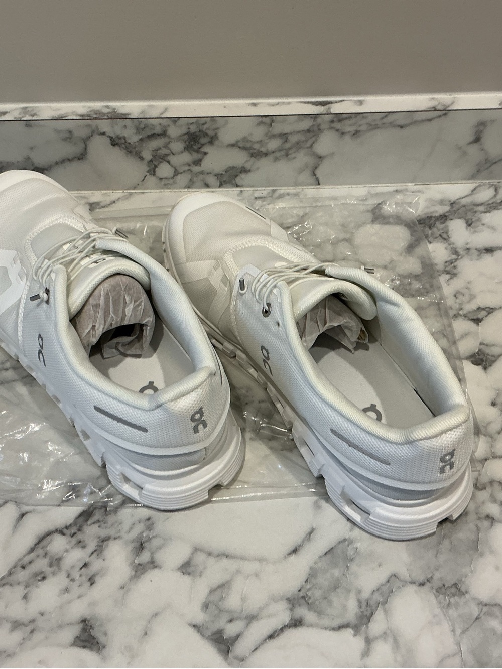 On Running All-White Mesh Men’s Training Sneakers